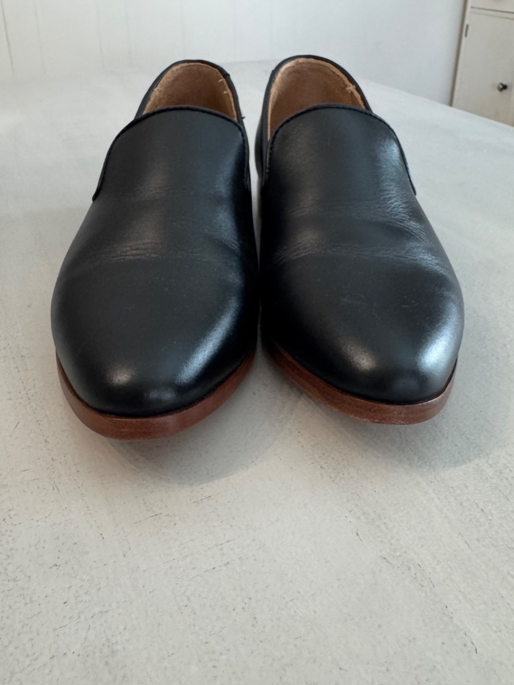 Nisolo Women's Black Leather Everyday Slip-On Rounded Toe Loafer Sz 8.5 - Picture 6 of 13